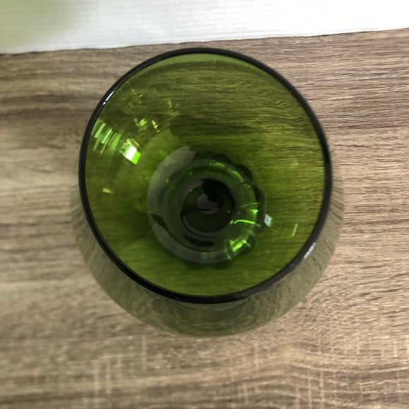 Vtg Swedish Brandy Glass Balloon Vase - Picture 5 of 13